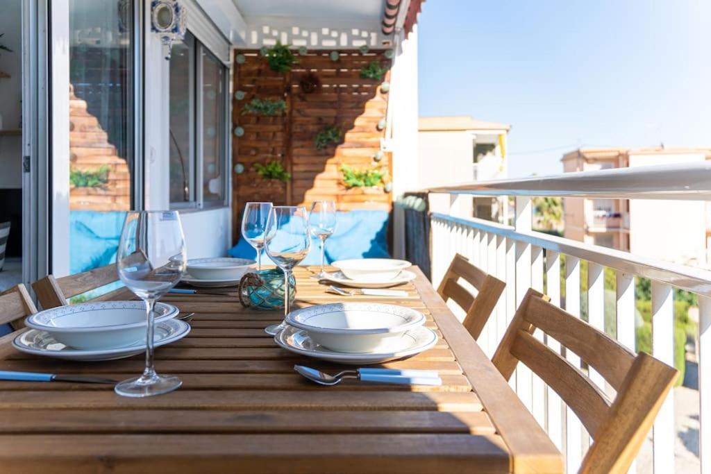Privilegiado-Tarragona-50Mplaya-Wifi-Pool-Relax8 Exterior foto